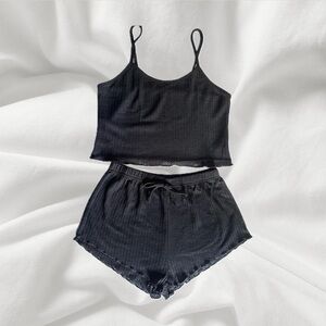 Black Women's Sleepwear Set